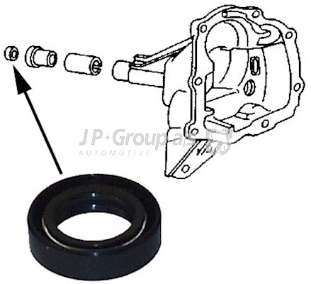 Oljepackningsring, manuell transmission Oljepackningsring, manuell transmission