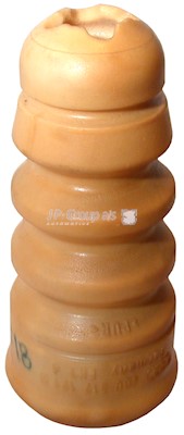 Genomslagsgummi, stötdämpare, Bakaxel