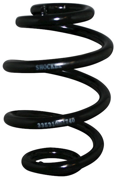 Spiralfjäder, Bakaxel