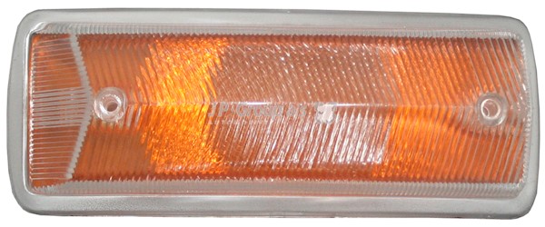 Ljusglas, blinker, Fram, Tvåsidig