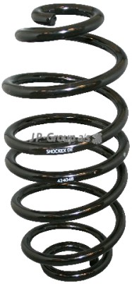 Spiralfjäder, Bakaxel