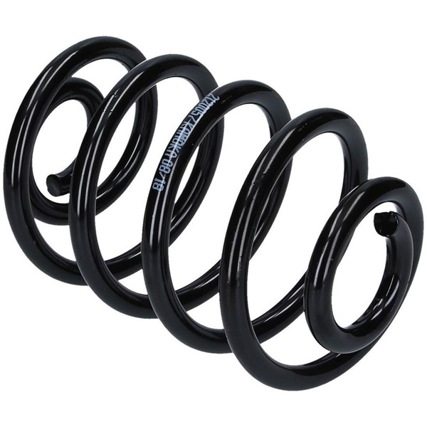Spiralfjäder, Bakaxel