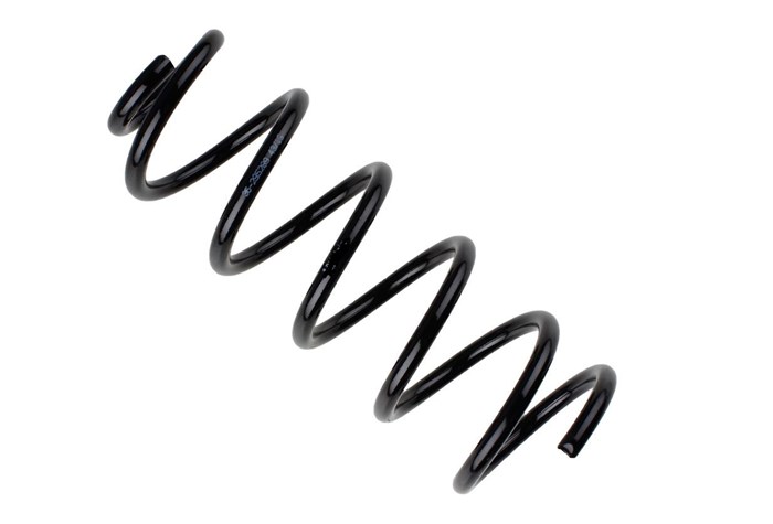 Spiralfjäder, Bakaxel