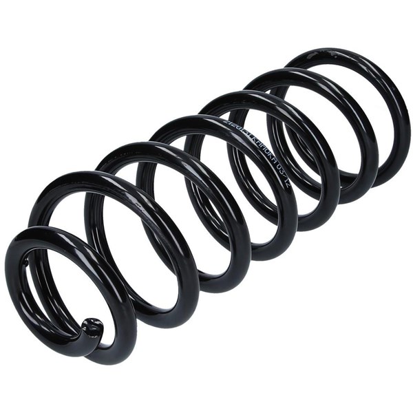 Spiralfjäder, Bakaxel