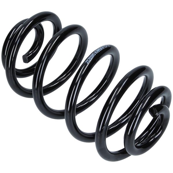 Spiralfjäder, Bakaxel