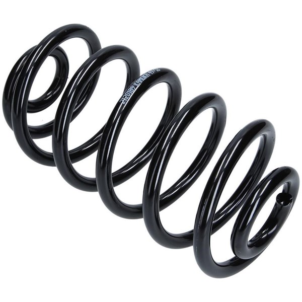 Spiralfjäder, Bakaxel