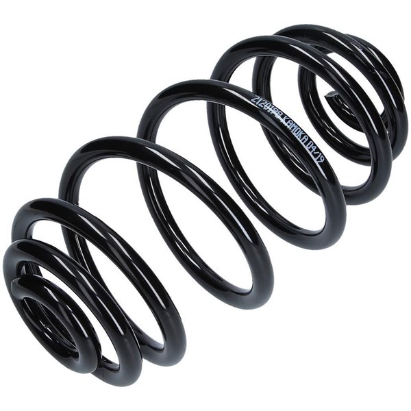Spiralfjäder, Bakaxel