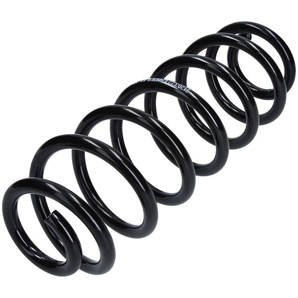 Spiralfjäder, Bakaxel