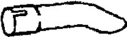Avgasrör, Bak Klarius 110393 Klarius