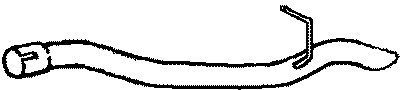 Avgasrör, Bak Klarius 110444 Klarius