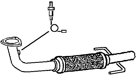 Avgasrör, Mitt Klarius 120388 Klarius
