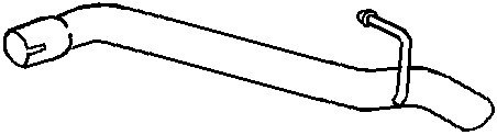 Avgasrör, Bak Klarius 130455 Klarius