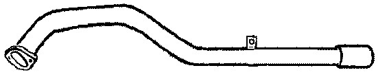 Avgasrör, Bak Klarius 142718 Klarius