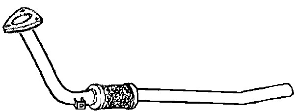 Avgasrör, Mitt Klarius 142751 Klarius