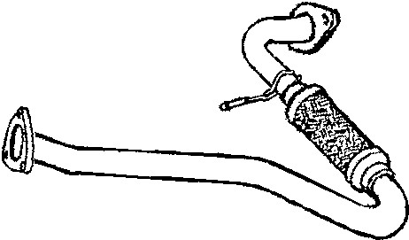 Avgasrör, Fram Klarius 142870 Klarius