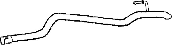 Avgasrör, Bak Klarius 142891 Klarius
