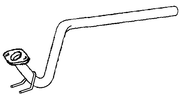 Avgasrör, Fram Klarius 142974 Klarius