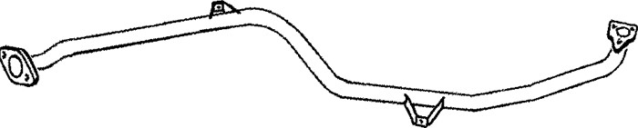 Avgasrör, Mitt Klarius 150203 Klarius