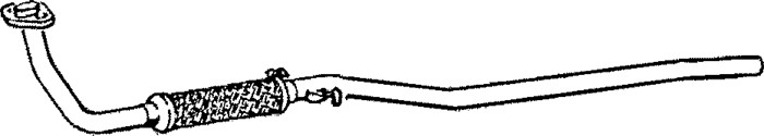 Avgasrör, Fram Klarius 150208 Klarius