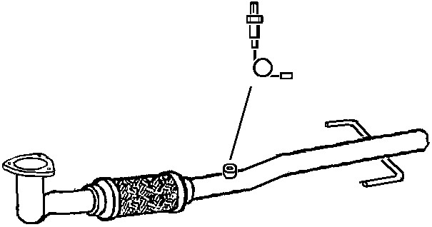 Avgasrör, Fram Klarius 150366 Klarius