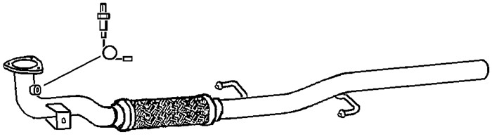 Avgasrör, Mitt Klarius 150368 Klarius