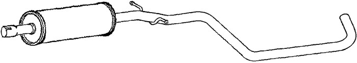 Mittenljuddämpare, Mitt Klarius 150383 Klarius Mittenljuddämpare, Mitt Klarius 150383 Klarius