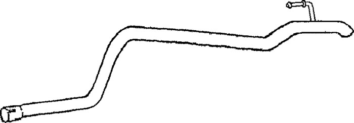 Avgasrör, Bak Klarius 160209 Klarius