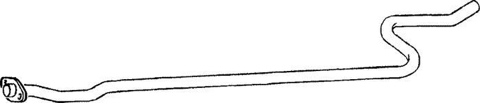 Avgasrör, Mitt Klarius 160236 Klarius