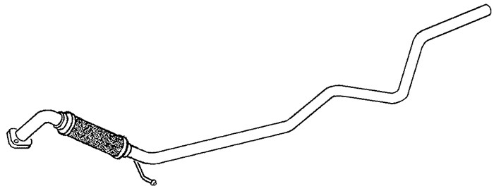 Avgasrör, Mitt Klarius 160239 Klarius