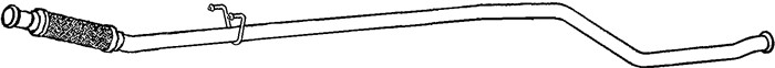 Avgasrör, Mitt Klarius 160260 Klarius