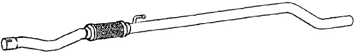 Avgasrör, Mitt Klarius 160272 Klarius
