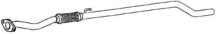 Avgasrör, Mitt Klarius 160273 Klarius