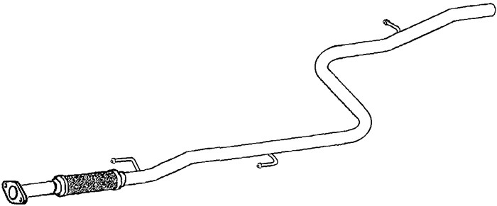 Avgasrör, Mitt Klarius 160275 Klarius
