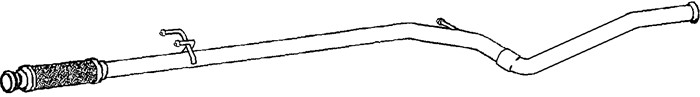 Avgasrör, Mitt Klarius 160289 Klarius