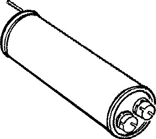 Mittenljuddämpare Klarius 210026 Klarius