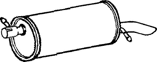 Bakre ljuddämpare Klarius 210540 Klarius Bakre ljuddämpare Klarius 210540 Klarius