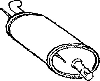 Bakre ljuddämpare Klarius 210602 Klarius Bakre ljuddämpare Klarius 210602 Klarius