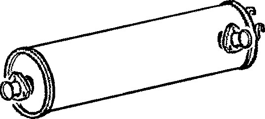 Mittenljuddämpare Klarius 220285 Klarius