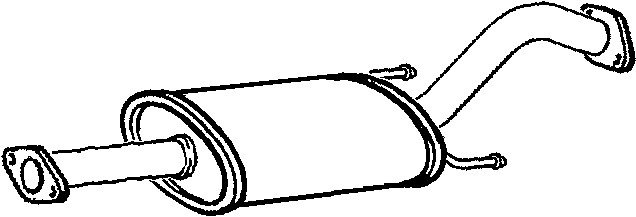 Mittenljuddämpare, Mitt Klarius 221046 Klarius Mittenljuddämpare, Mitt Klarius 221046 Klarius