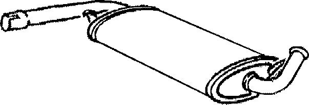 Mittenljuddämpare, Mitt Klarius 230453 Klarius