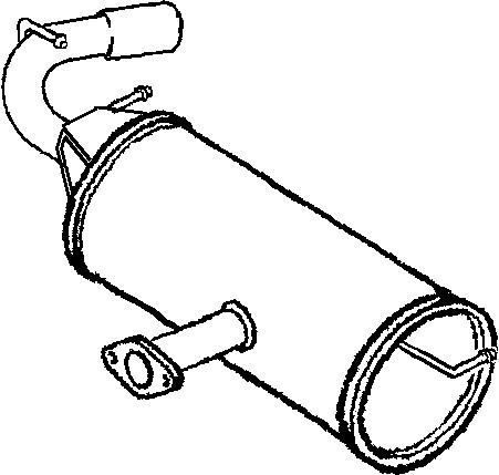 Bakre ljuddämpare Klarius 231012 Klarius Bakre ljuddämpare Klarius 231012 Klarius