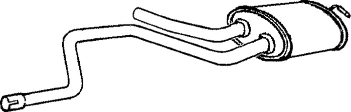 Mittenljuddämpare Klarius 240427 Klarius