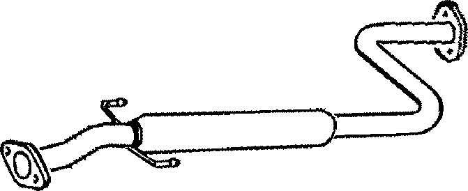 Mittenljuddämpare Klarius 240481 Klarius