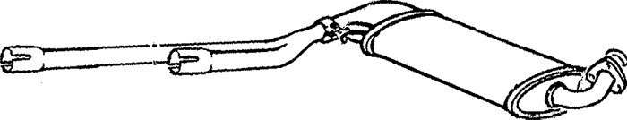 Mittenljuddämpare Klarius 240499 Klarius Mittenljuddämpare Klarius 240499 Klarius