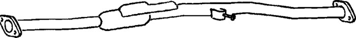 Mittenljuddämpare Klarius 240537 Klarius Mittenljuddämpare Klarius 240537 Klarius