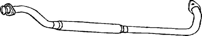 Mittenljuddämpare Klarius 240539 Klarius