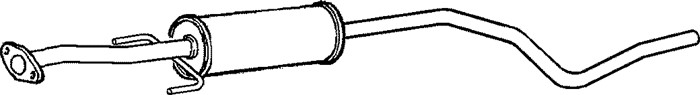 Mittenljuddämpare Klarius 240708 Klarius Mittenljuddämpare Klarius 240708 Klarius