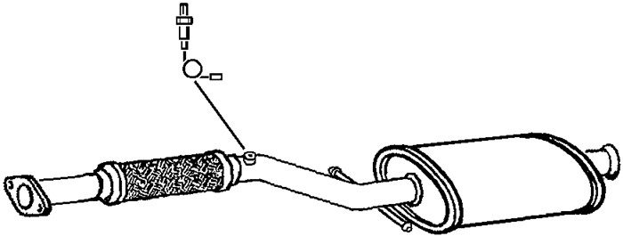 Mittenljuddämpare Klarius 240758 Klarius