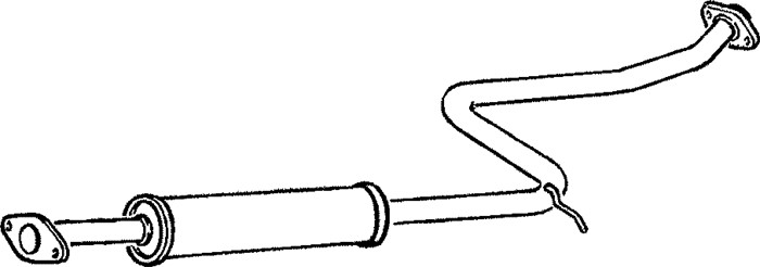 Mittenljuddämpare Klarius 250077 Klarius