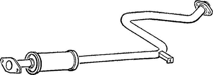 Mittenljuddämpare Klarius 250079 Klarius